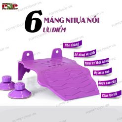 Máng nổi rùa nước màu tím ms1